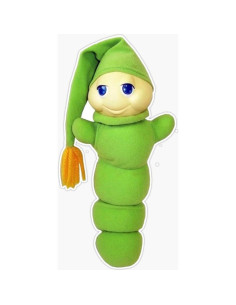 Calcomanía Vintage Glo Worm 12.7 cm LAD Studio 2