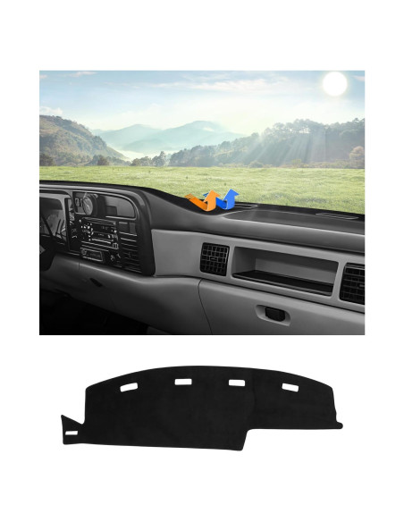 Cubierta de tablero Autorder para Dodge Ram 1994-1997 Fieltro