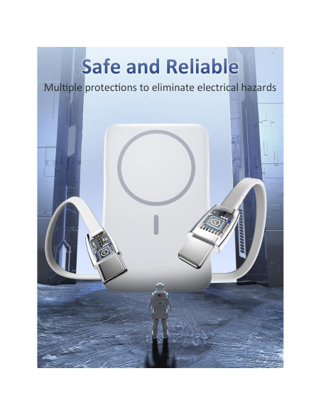 Cargador Portátil 5 en 1 10000mAh USB-C Shenzhen W17