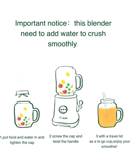 Licuadora Smoothie Retro EC Retro 300W 2 Velocidades Verde Licuadora Smoothie Retro EC Retro 300W 2 Velocidades Verde