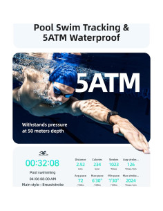 Reloj Inteligente Parsonver FitNova R1 5ATM Negro GPS AMOLED 2