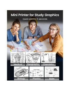 Impresora de Etiquetas Memoking T02 Mini Portátil Sin Tinta 2