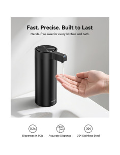 Dispensador Automático de Jabón SUNLY Sin Contacto 270ml 2