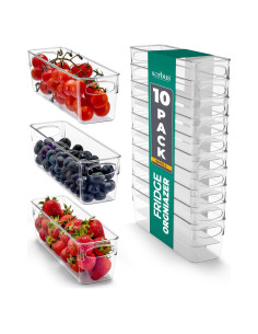 Cajas de Plástico Transparentes Sorbus - Paquete de 10 Pequeñas