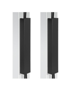 Canal de Gestión de Cables Magnético Blulu 35.56 cm Negro - 2 Piezas