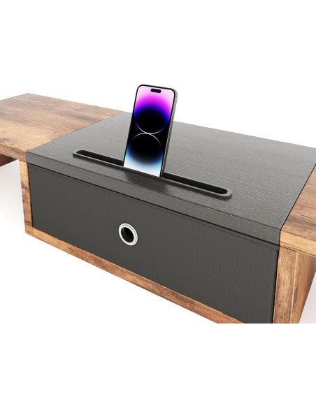 Soporte para Monitor Mexin con Cajón - 25 Pulgadas, Madera