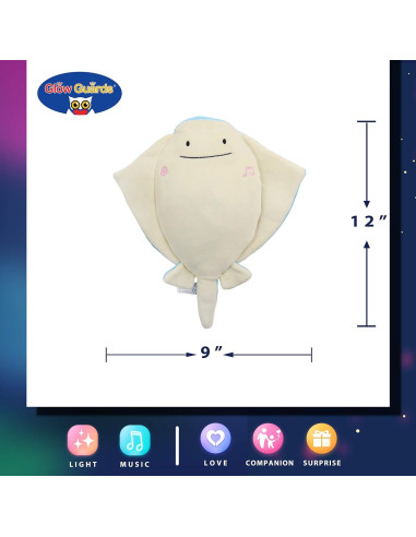 Raya de Peluche Musical Brillante 30 cm Guardias Brillantes