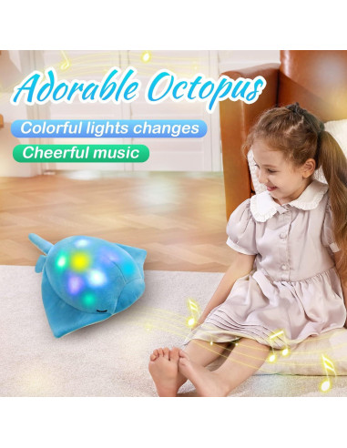 Raya de Peluche Musical Brillante 30 cm Guardias Brillantes