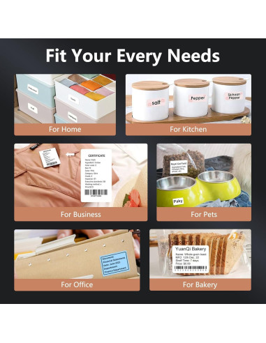 Impresora de Etiquetas Térmica Portátil Prievou WP - 50x30mm