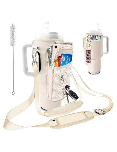 Bolsa Portabotellas Stanley LAOTANGJIA para 30-40oz Beige