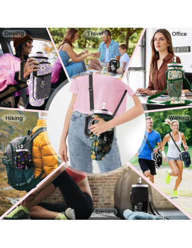 Bolsa Portabotellas Stanley LAOTANGJIA para 30-40oz Beige