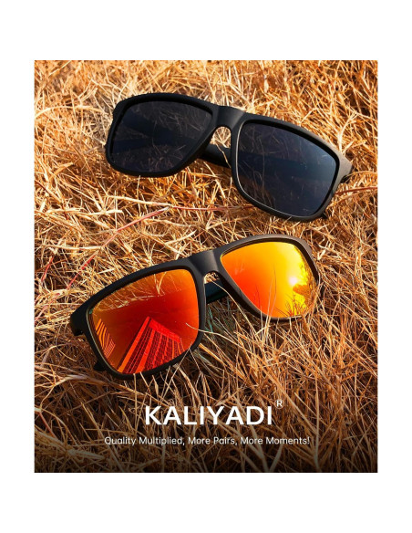 Gafas de sol KALIYADI para hombre polarizadas UV protección