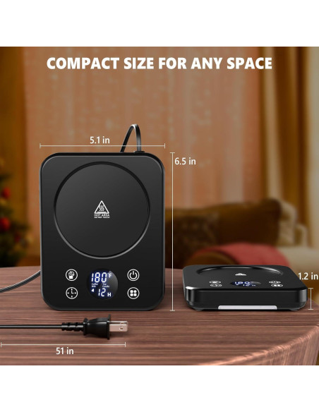 Calentador de Tazas Eléctrico Foshan ST-222 con Temporizador y 9 Temperaturas