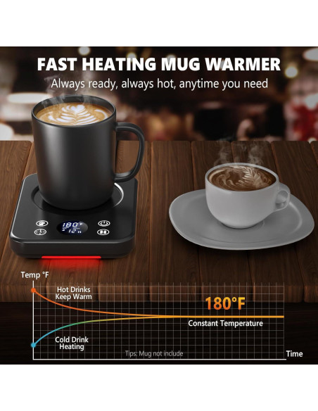 Calentador de Tazas Eléctrico Foshan ST-222 con Temporizador y 9 Temperaturas