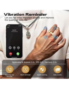 Anillo Inteligente de Salud y Fitness Dorado TM22 - 5ATM 2