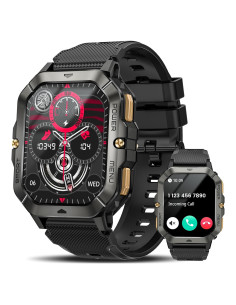 Reloj Inteligente Militar DEKELIFE 2.02" Fitness Hombre