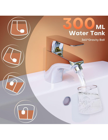 Irrigador Oral Inalámbrico OKALA EFS 300ml IPX7 Recargable