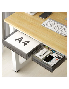 Organizador de Cajones Bajo Escritorio SVNNELP 2 Piezas