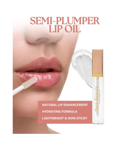 Kit Voluminizador de Labios 3-en-1 YazzBeauty - Lápiz Labial Nude