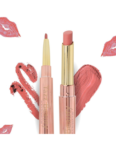 Kit Voluminizador de Labios 3-en-1 YazzBeauty - Lápiz Labial Nude