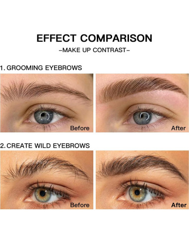 Gel para Cejas USHAS Transparente a Prueba de Agua 5.46cm