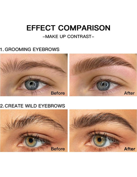 Gel para Cejas USHAS Transparente a Prueba de Agua 5.46cm Gel para Cejas USHAS Transparente a Prueba de Agua 5.46cm