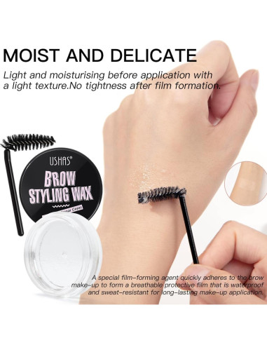 Gel para Cejas USHAS Transparente a Prueba de Agua 5.46cm