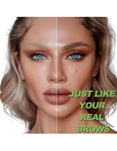 Lápiz de Cejas Microblading Shantou Castaño Medio 4 Puntas 2