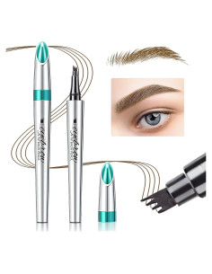 Lápiz de Cejas OETUIOW Microblading Marrón Claro Impermeable