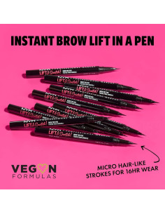 Tinte para Cejas NYX Professional Makeup Marrón Ceniza - Paquete de 2 2