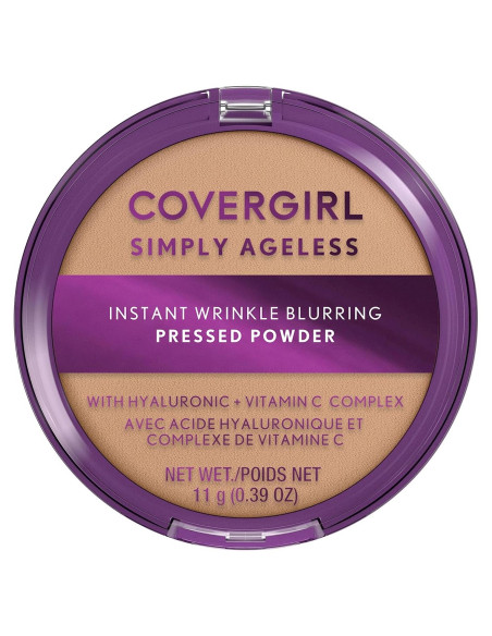 Polvo Compacto Difuminador de Arrugas Simply Ageless Covergirl 11g Beige Buff