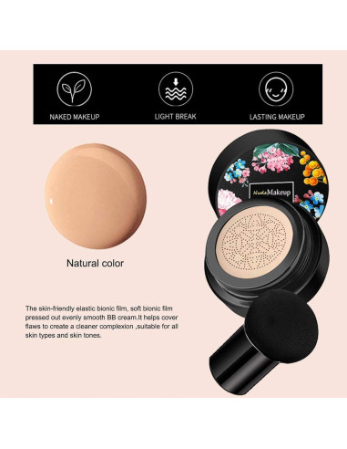 Crema BB Correctora Hidratante Natural 20g - Maquillaje Nude