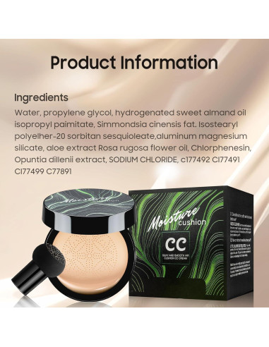 Crema CC Hidratante Ursoulney - Base Maquillaje Natural 108g
