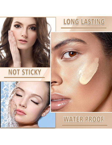 Crema CC Hidratante AWCCXMYM Natural 49.83g Cojín de Aire