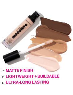 Corrector Líquido Mate Wet n Wild Mega Last Incognito 5.1g Beige Claro 2