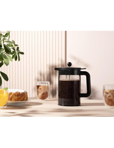 Cafetera de Frío Bodum Bean 1.5 L Negra - Prensa Francesa