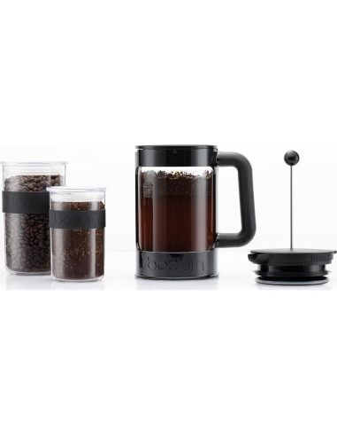 Cafetera de Frío Bodum Bean 1.5 L Negra - Prensa Francesa