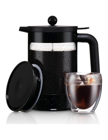 Cafetera de Frío Bodum Bean 1.5 L Negra - Prensa Francesa