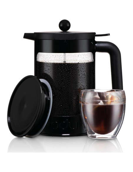 Cafetera de Frío Bodum Bean 1.5 L Negra - Prensa Francesa