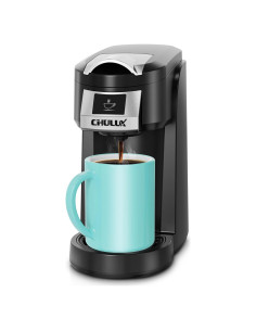 Cafetera Clásica CHULUX de Una Sola Taza Automática Negra