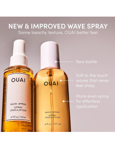 Paquete de Cuidado del Cabello OUAI - Acondicionador y Spray de Olas 2