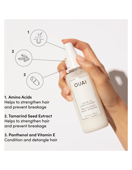Paquete de Cuidado del Cabello OUAI - Acondicionador y Aceite 42.5g
