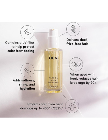Paquete de Cuidado del Cabello OUAI - Acondicionador y Aceite 42.5g