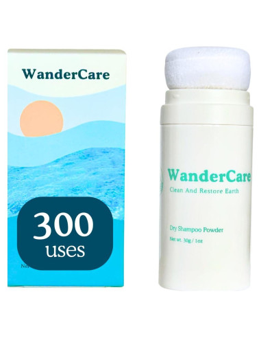 Champú Seco Natural WanderCare 300 Usos 91g Voluminizador