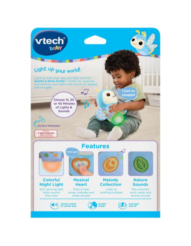 Luciérnaga de Peluche Musical VTech con Luz Nocturna 10.2x19.1cm
