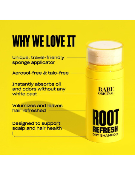 Champú Seco en Polvo BABE ORIGINAL Root Refresh 100g