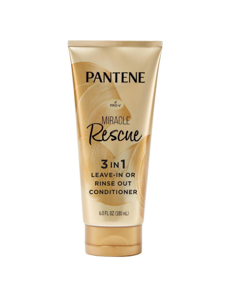 Acondicionador sin enjuague Pantene Miracle Rescue 177 ml - Hidratante y protector térmico