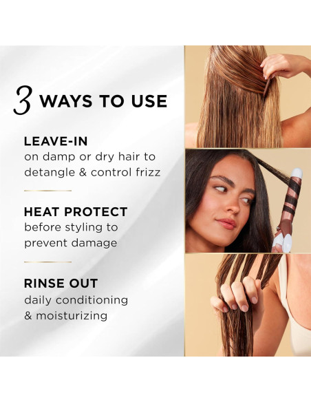 Acondicionador sin enjuague Pantene Miracle Rescue 177 ml - Hidratante y protector térmico