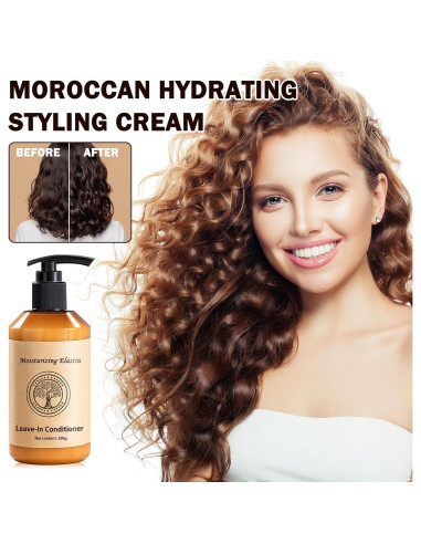 Acondicionador Sin Enjuague Marroquí 340g - Hidratante para Rizos
