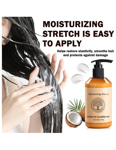 Acondicionador Sin Enjuague Marroquí 340g - Hidratante para Rizos